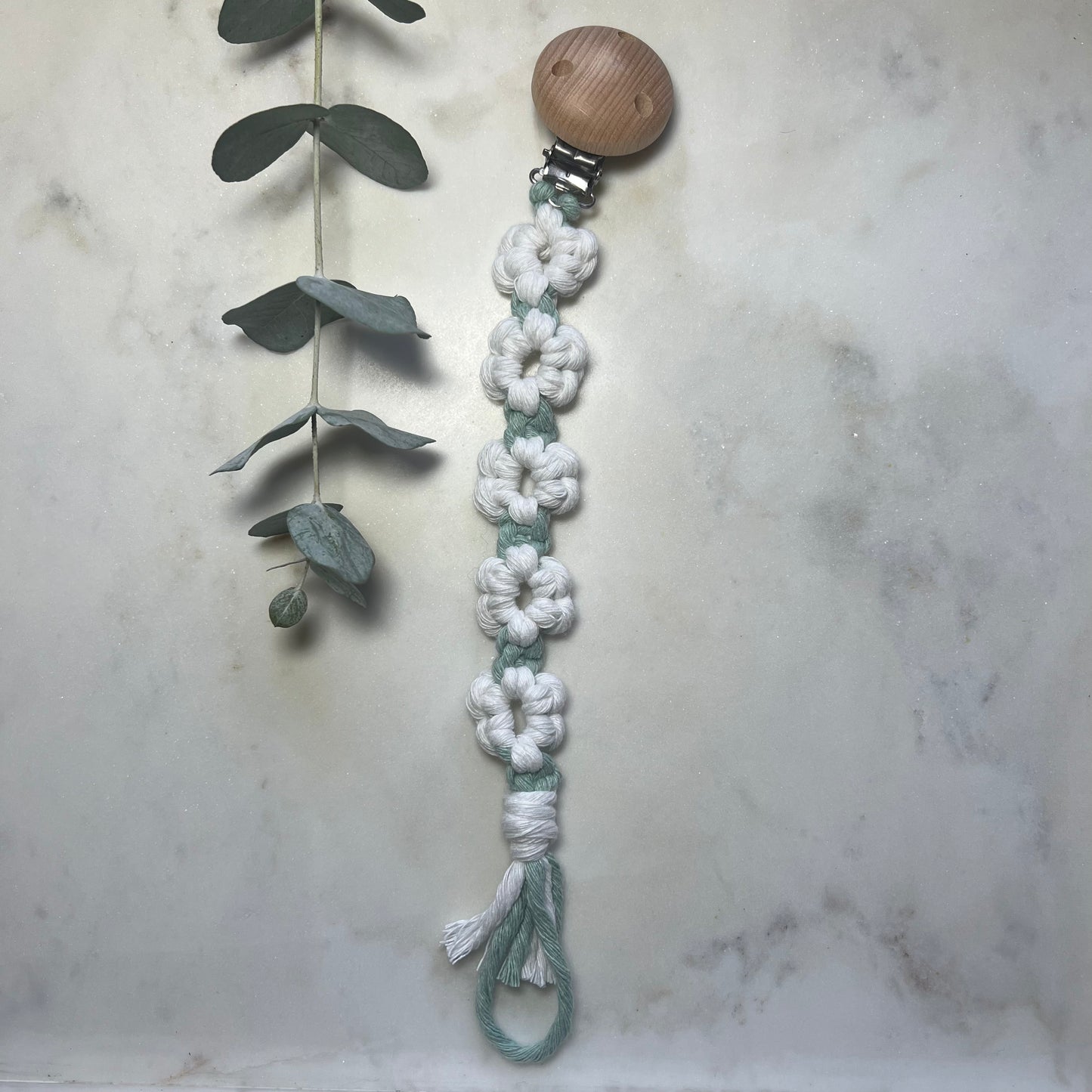 Macramé Speenkoord - Green Bloom