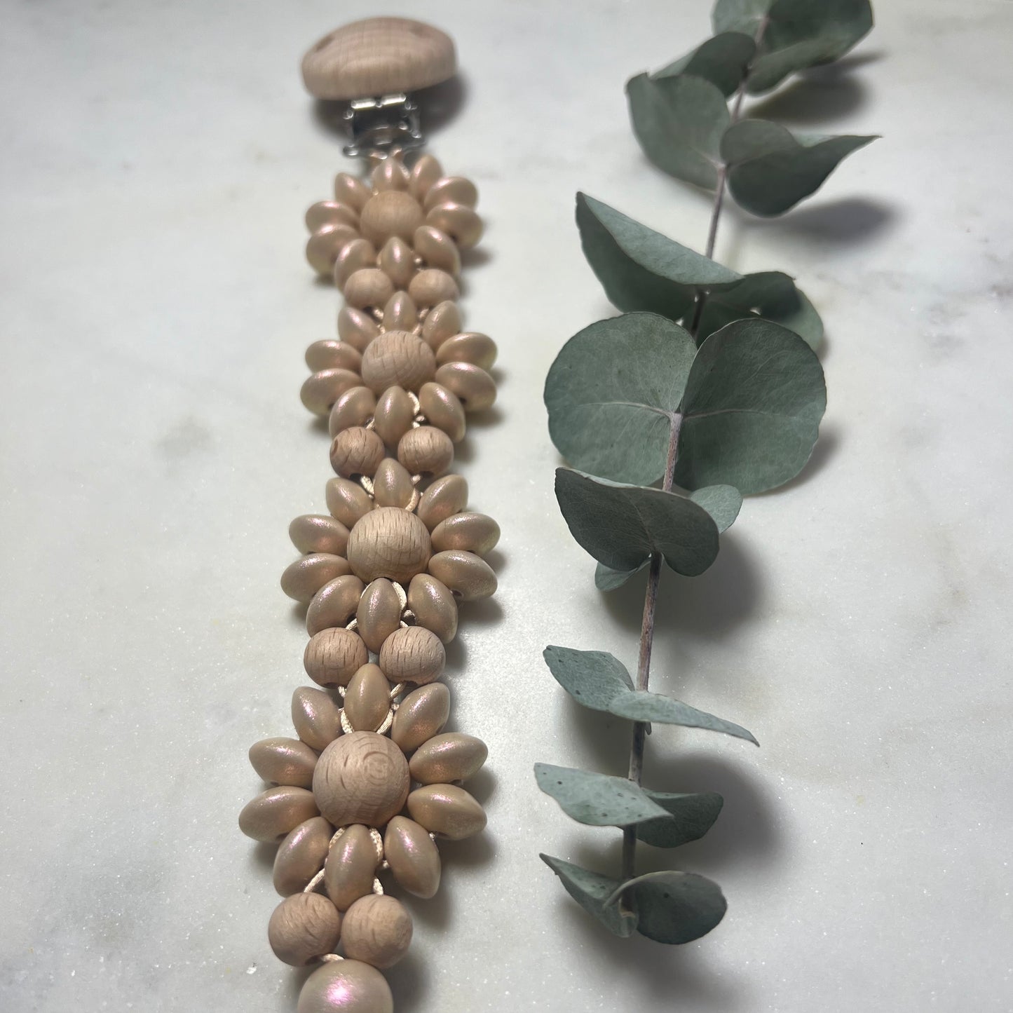 Speenkoord - Blossom Caramel parel